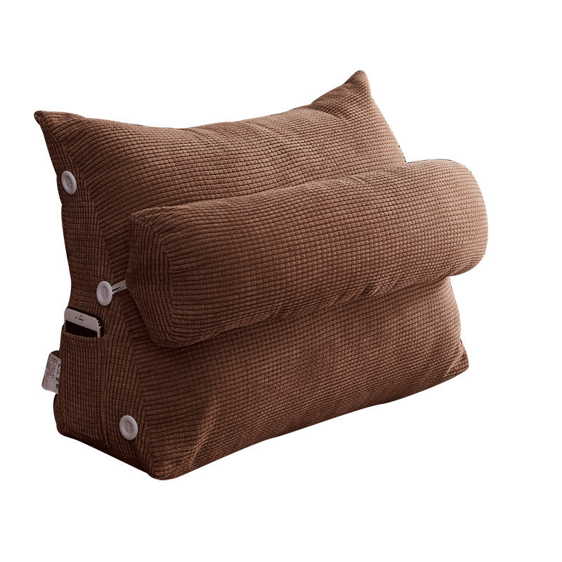 Waist Backrest Pillow Bedside Backrest Lumbar Cushion Bed Sofa