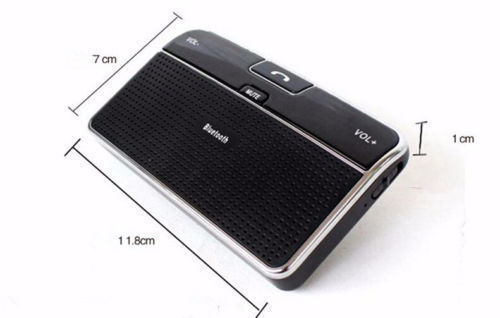 Wireless Bluetooth Car Kit Set Handsfree Speakerphone V4.0 Multipoint Sun Visor Speaker for Phone Smartphones Car Charger