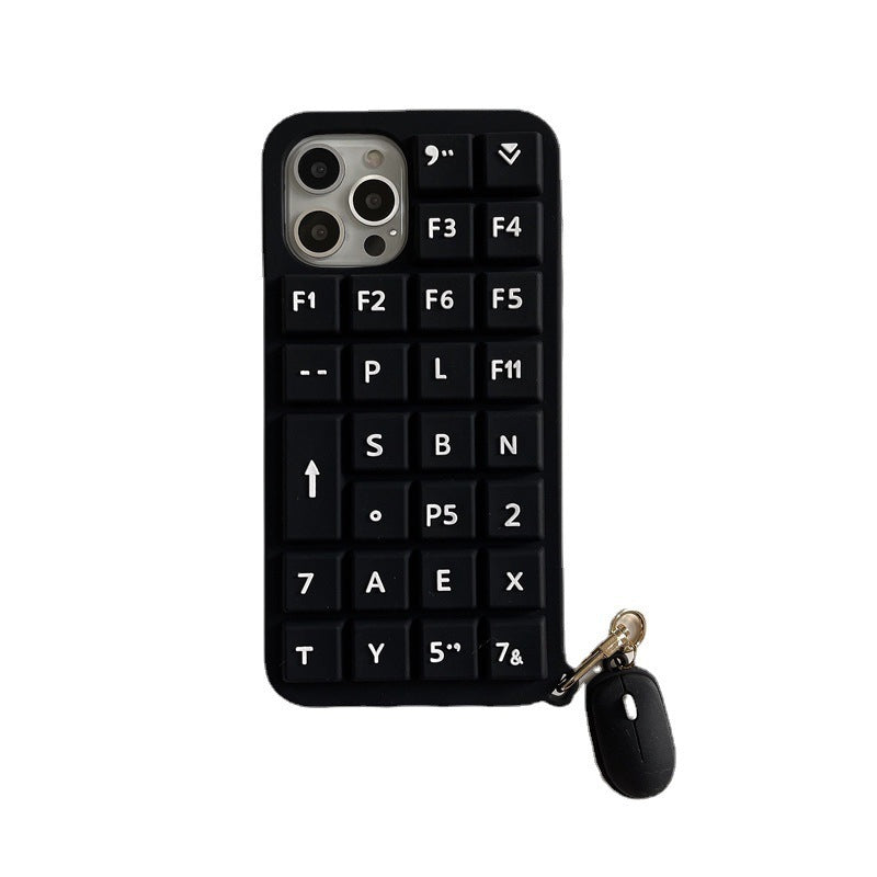 Creative Mouse Keyboard Phone Shell Kneading Silicone