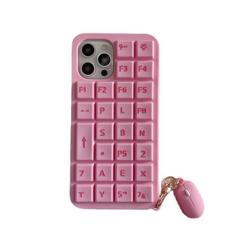 Creative Mouse Keyboard Phone Shell Kneading Silicone